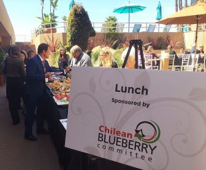 2017 bhbs chilean blueberry council lunch sponsorship sign
